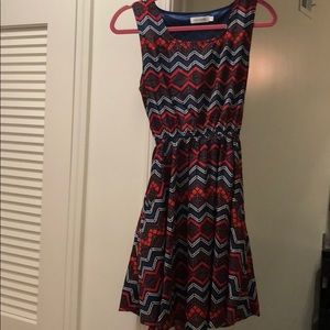 S eyecandy multi colored dress